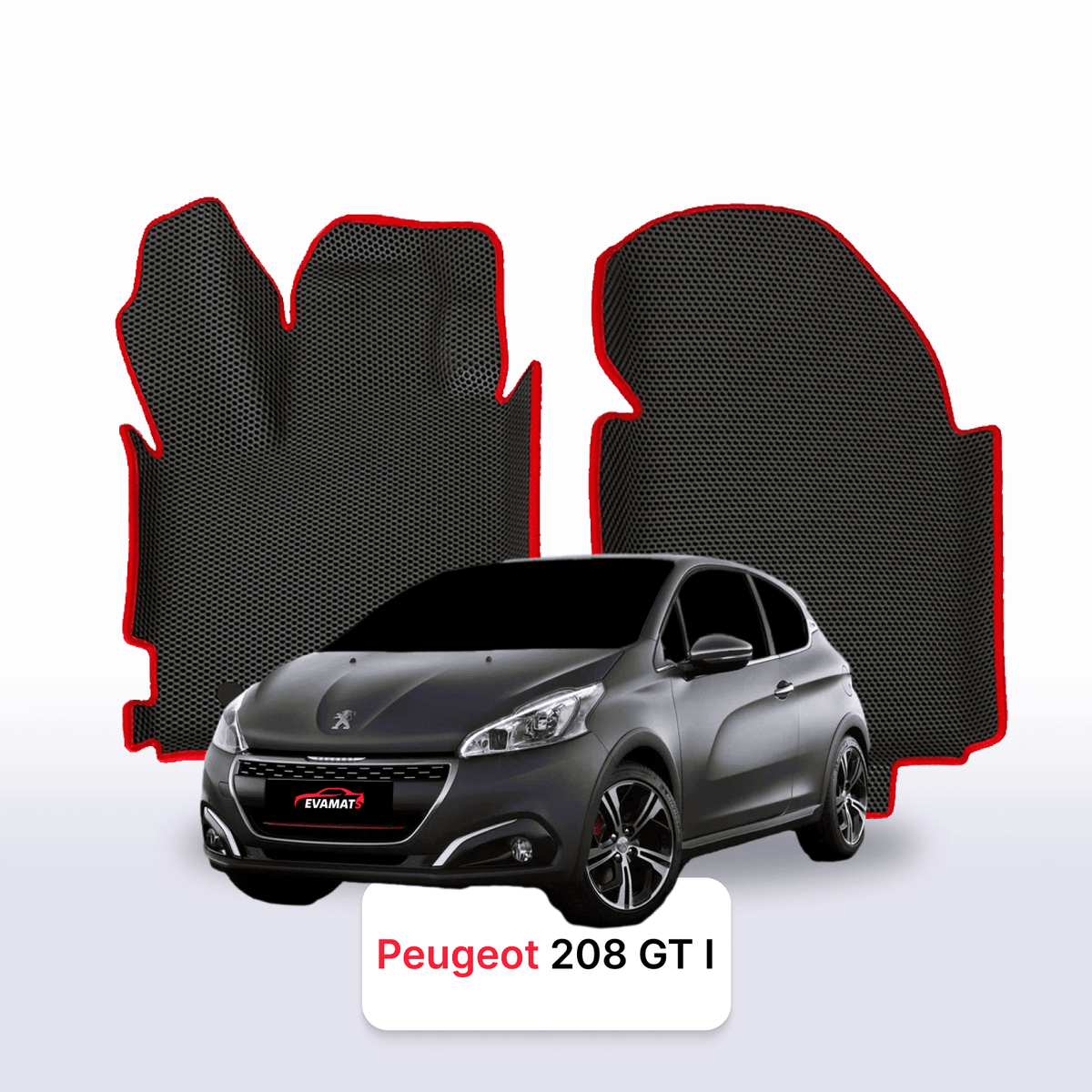 Tapis 3D EVA pour Peugeot 208 GTi(MT) 1 gén 2013-2019 BERLINE À HAYON 3 PORTES