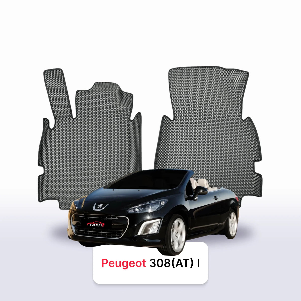 Tapis 3D EVA pour Peugeot 308(AT) 1 gén 2007-2015 CABRIOLET