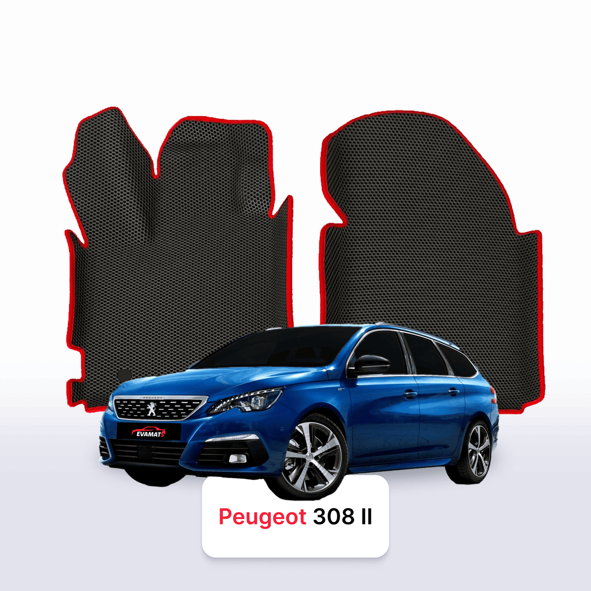 Tapis 3D EVA pour Peugeot 308(MT) 2 gén 2013-2021 BREAK