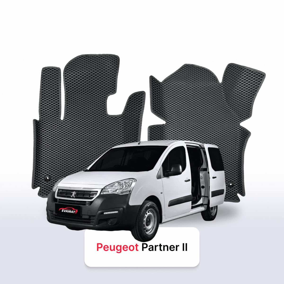 Tapis 3D EVA pour Peugeot Partner(MT) 2 gén 2008-2018 MONOSPACE TOUR