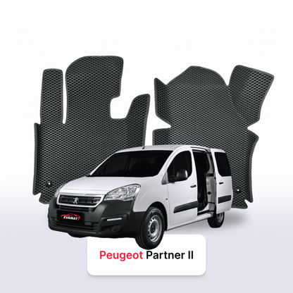 Tapis 3D EVA pour Peugeot Partner(MT) 2 gén 2008-2018 MONOSPACE TOUR