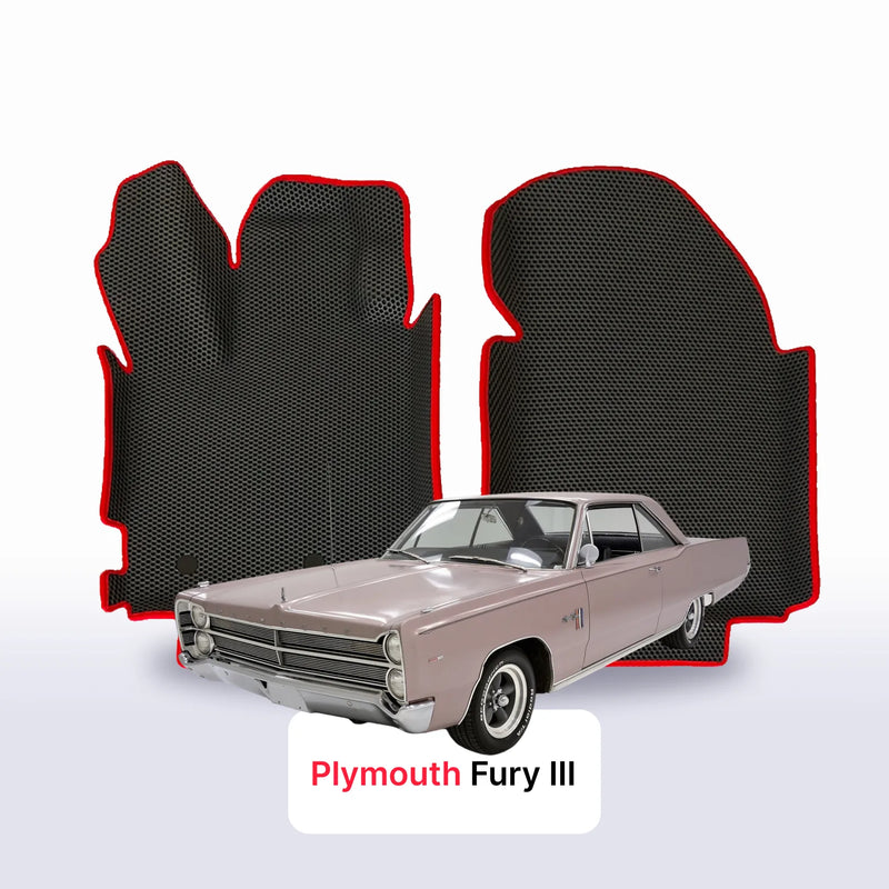 Tapis 3D EVA pour Plymouth Fury 3 gén 1967-1968 SPORT COUPÉ