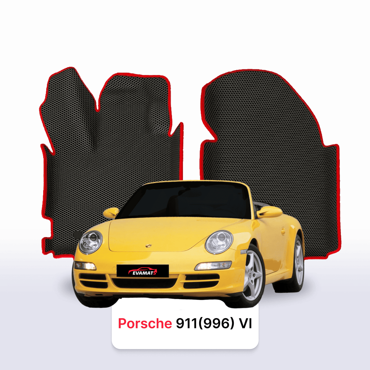 Tapis 3D EVA pour Porsche 911(997) 6 gén 2004-2012 CABRIOLET