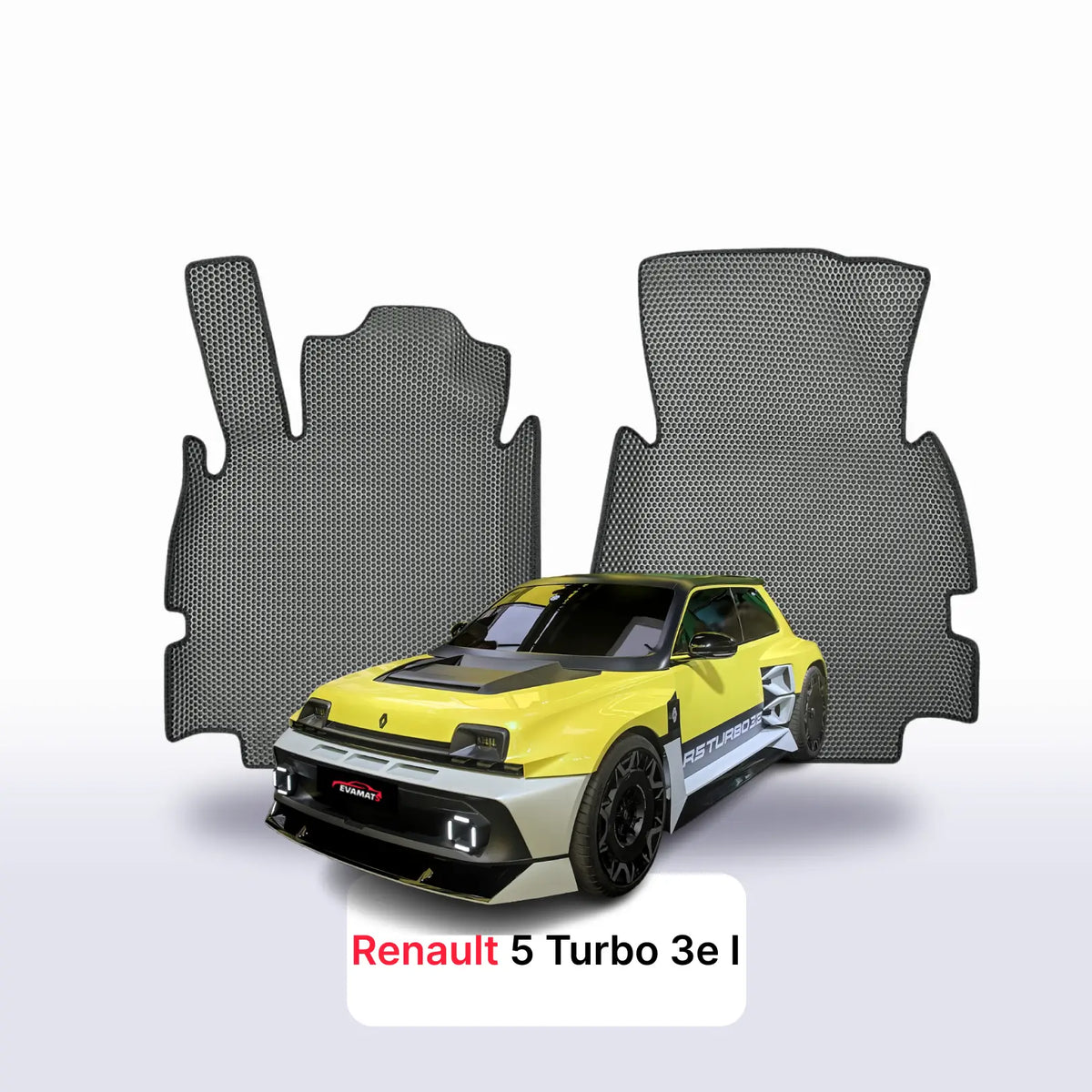 Tapis 3D EVA pour Renault 5 Turbo 3e 1 gén 2024-2028 BERLINE À HAYON 3 PORTES