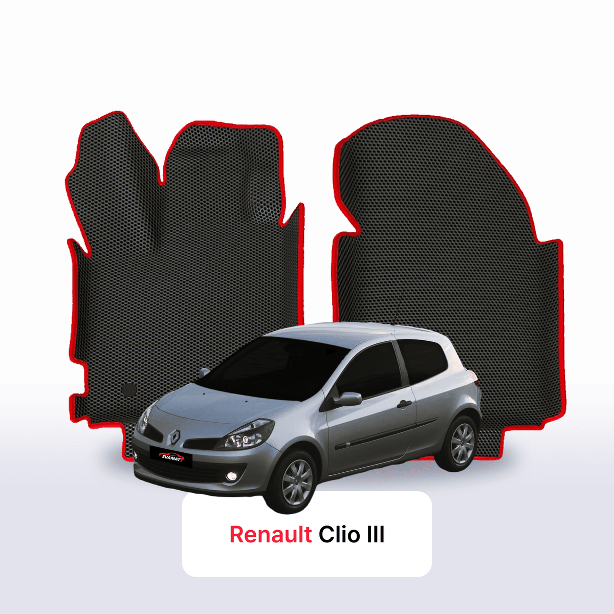 Tapis 3D EVA pour Renault Clio 3 gén 2005-2014 BERLINE À HAYON 3 PORTES