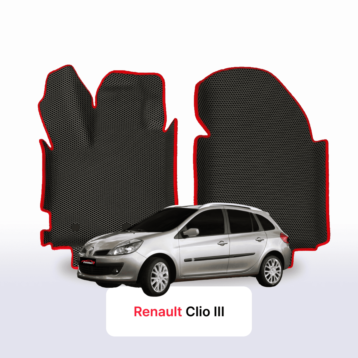 Tapis 3D EVA pour Renault Clio 3 gén 2005-2014 BREAK