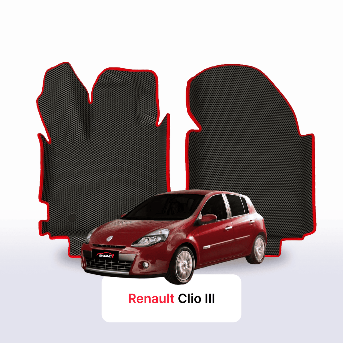 Tapis 3D EVA pour Renault Clio 3 gén 2005-2014 BERLINE À HAYON 5 PORTES