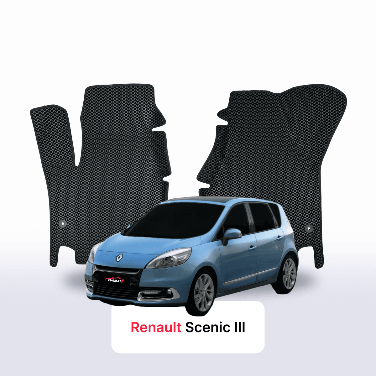 Tapis 3D EVA pour Renault Scenic 3 gén 2009-2016 MONOSPACE