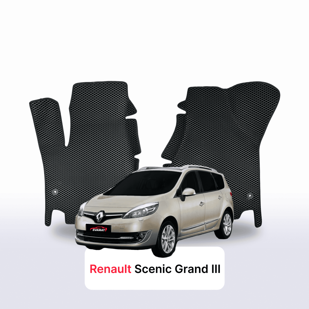 Tapis 3D EVA pour Renault Scenic Grand 3 gén 2009-2016 MONOSPACE