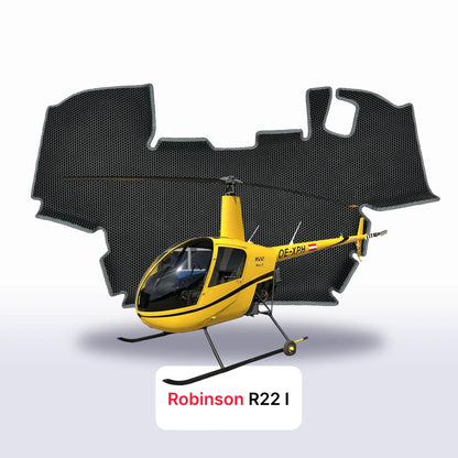 Tapis 3D EVA pour Robinson R22 1 gén 1979-2028 HÉLICOPTÈRE