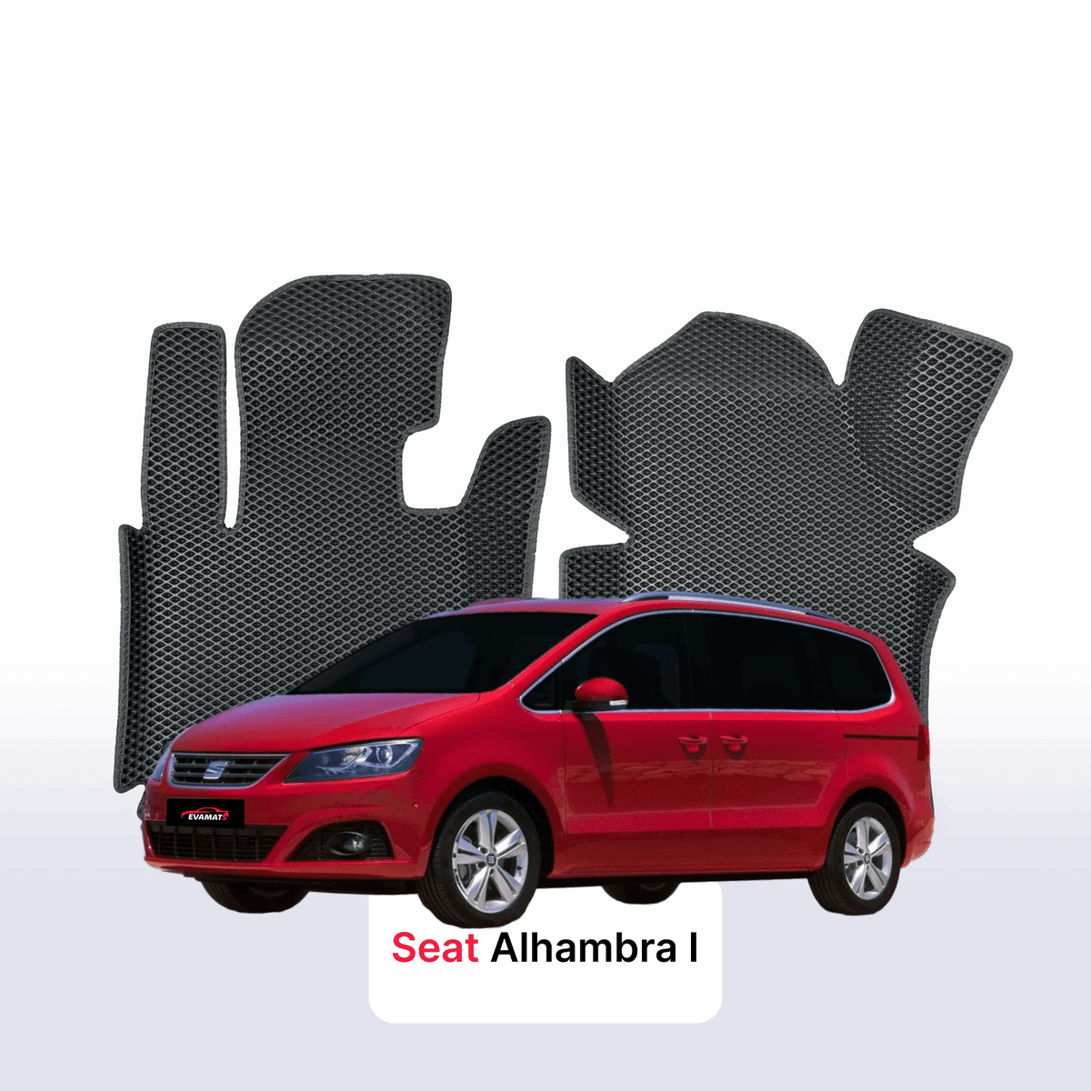 Tapis 3D EVA pour SEAT Alhambra 2 gén 2010-2020 MONOSPACE