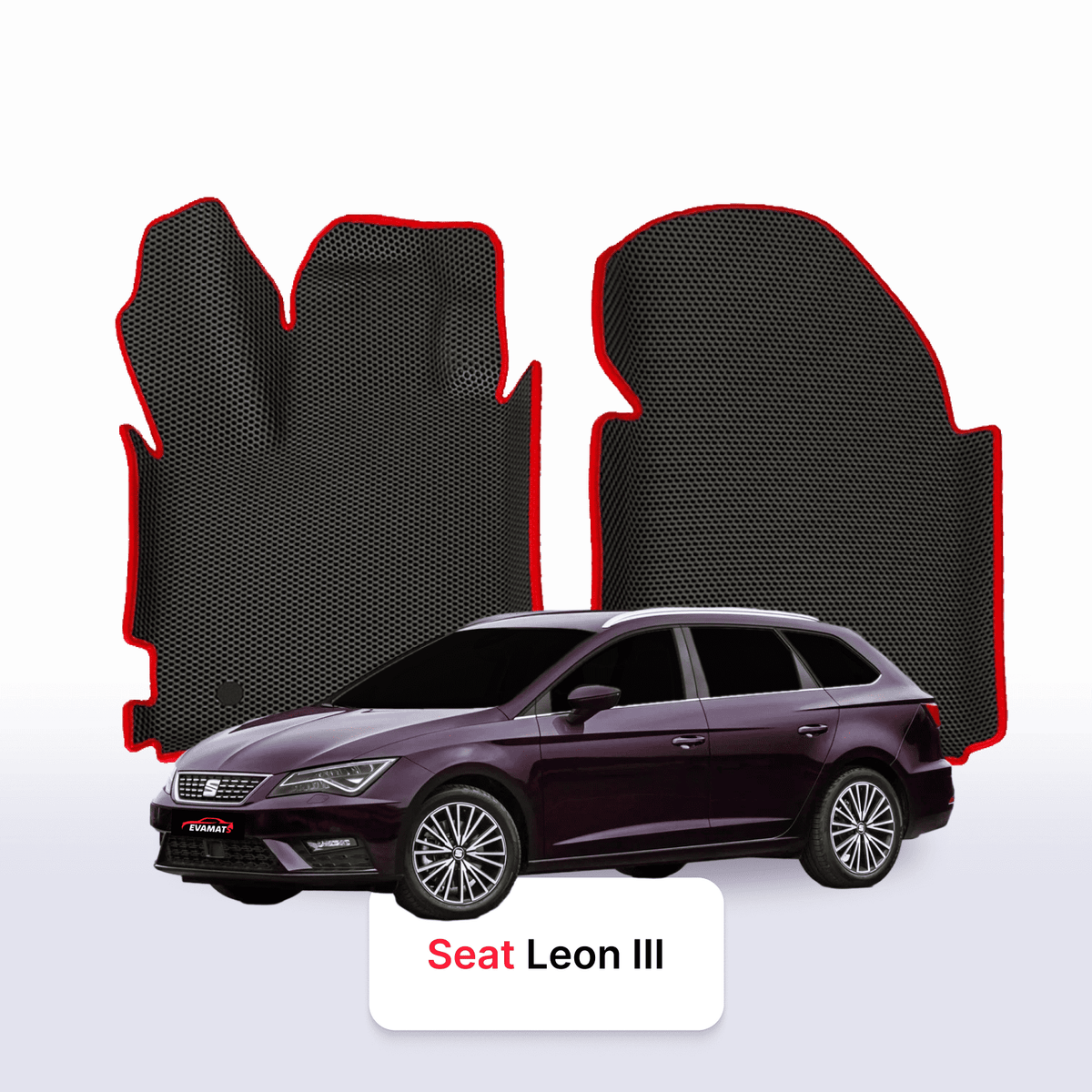 Tapis 3D EVA pour SEAT Leon 3 gén 2012-2020 BREAK