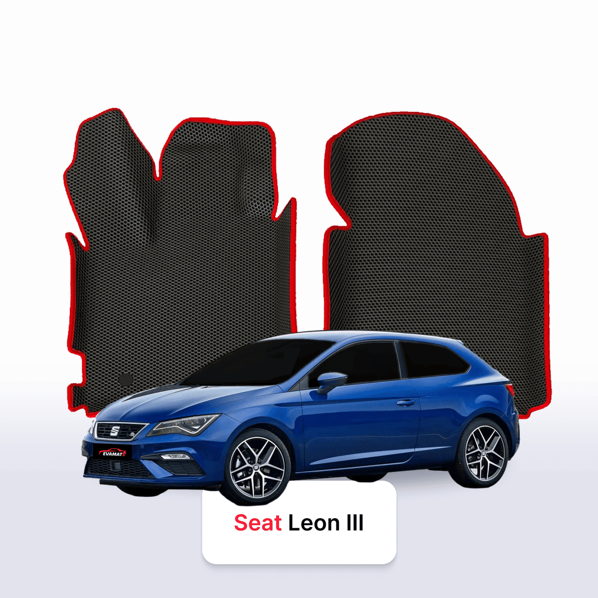 Tapis 3D EVA pour SEAT Leon 3 gén 2012-2020 BERLINE À HAYON 3 PORTES
