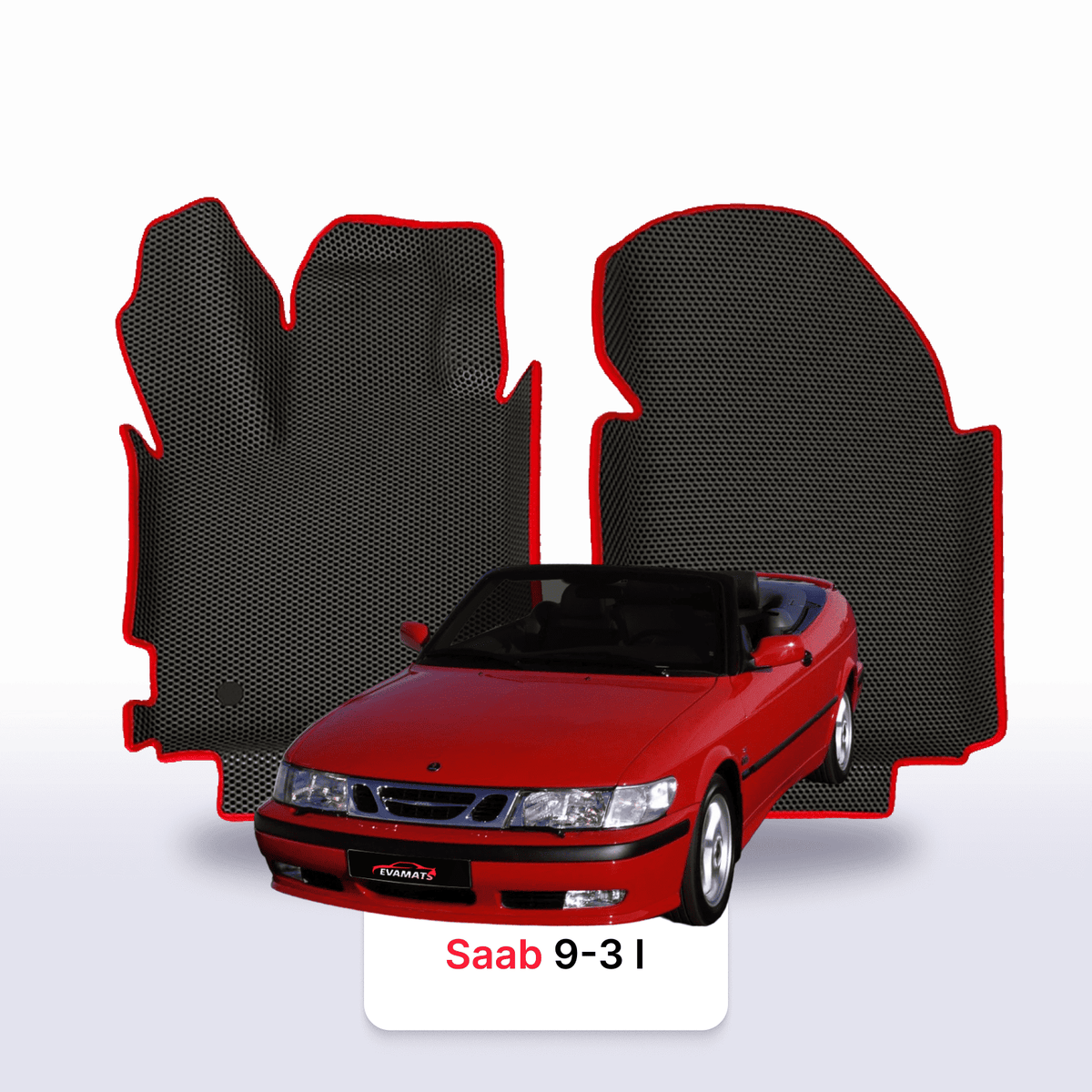 Tapis 3D EVA pour Saab 9-3 1 gén 1998-2003 CABRIOLET
