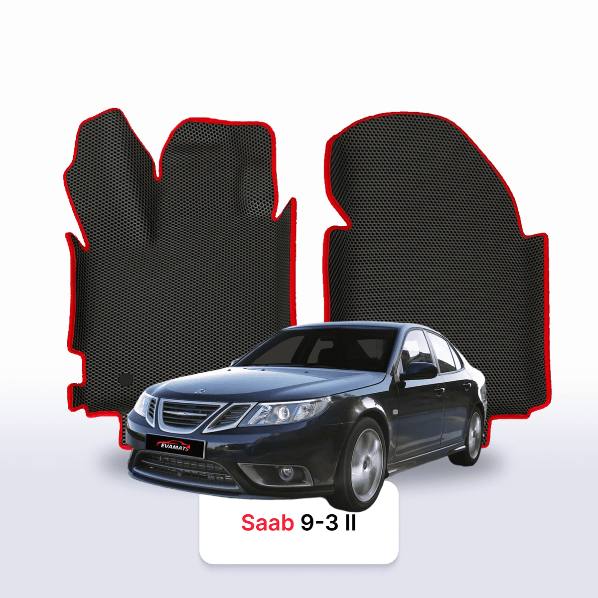Tapis 3D EVA pour Saab 9-3 2 gén 2002-2014 BERLINE