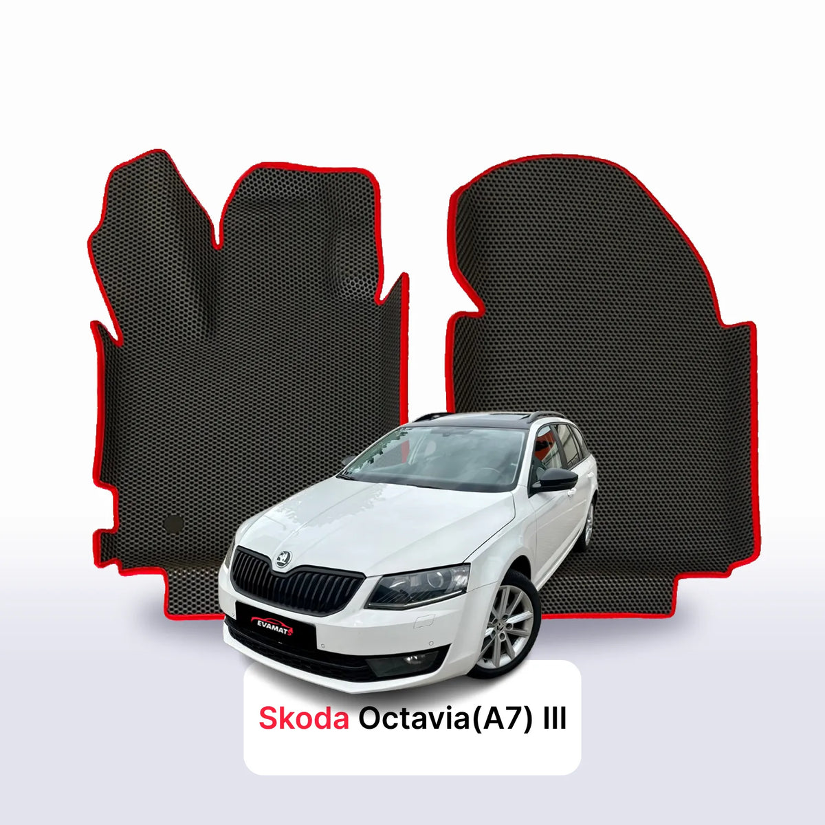 Tapis 3D EVA pour Skoda Octavia(A7) 3 gén avant restylage 2013-2016 BREAK
