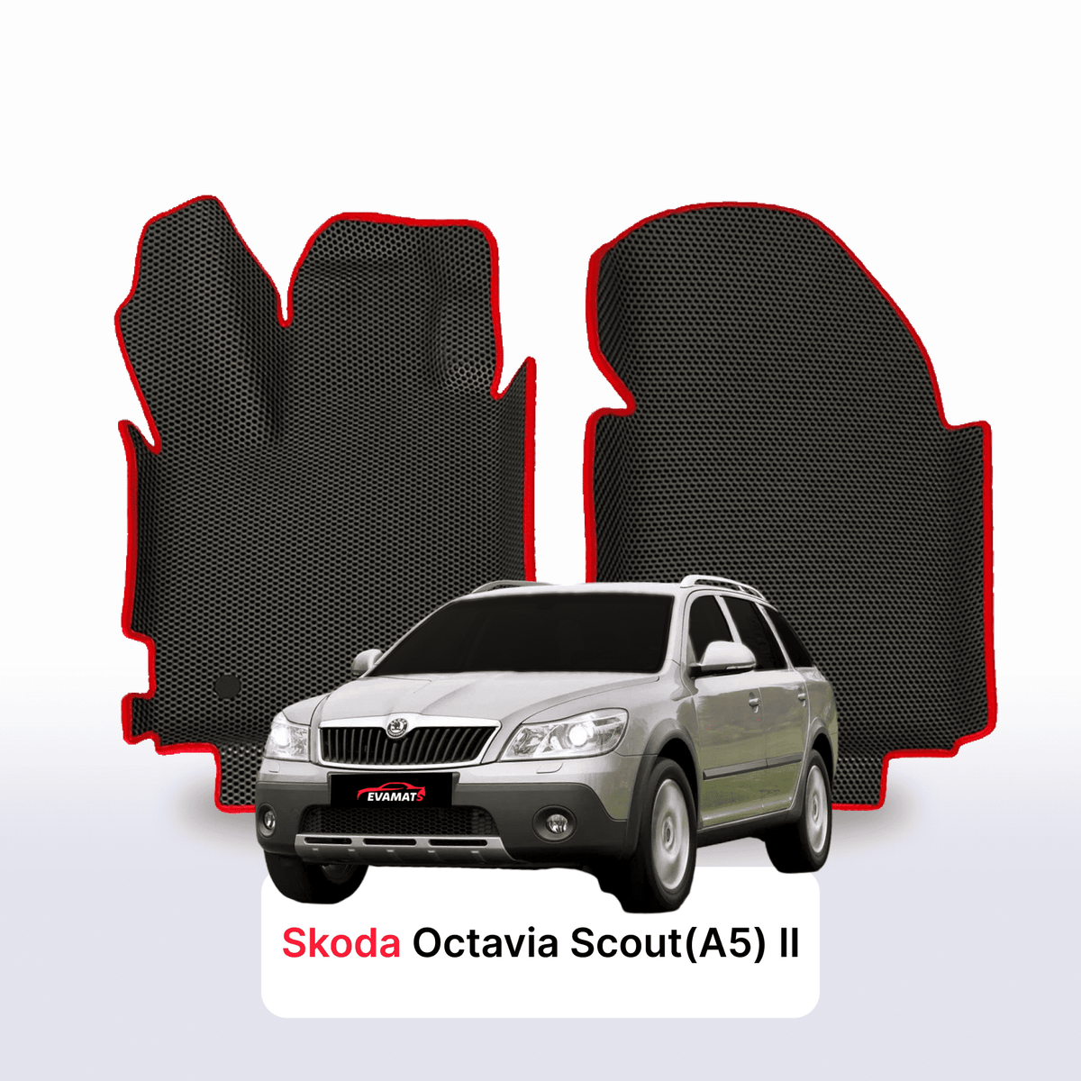 Tapis 3D EVA pour Skoda Octavia Scout(A5) 2 gén 2004-2013 BREAK