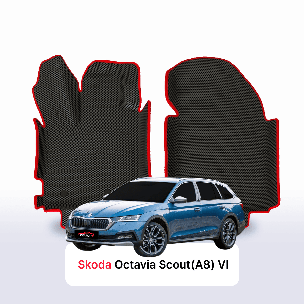 Tapis 3D EVA pour Skoda Octavia Scout(A8) 4 gén 2019-2028 BREAK