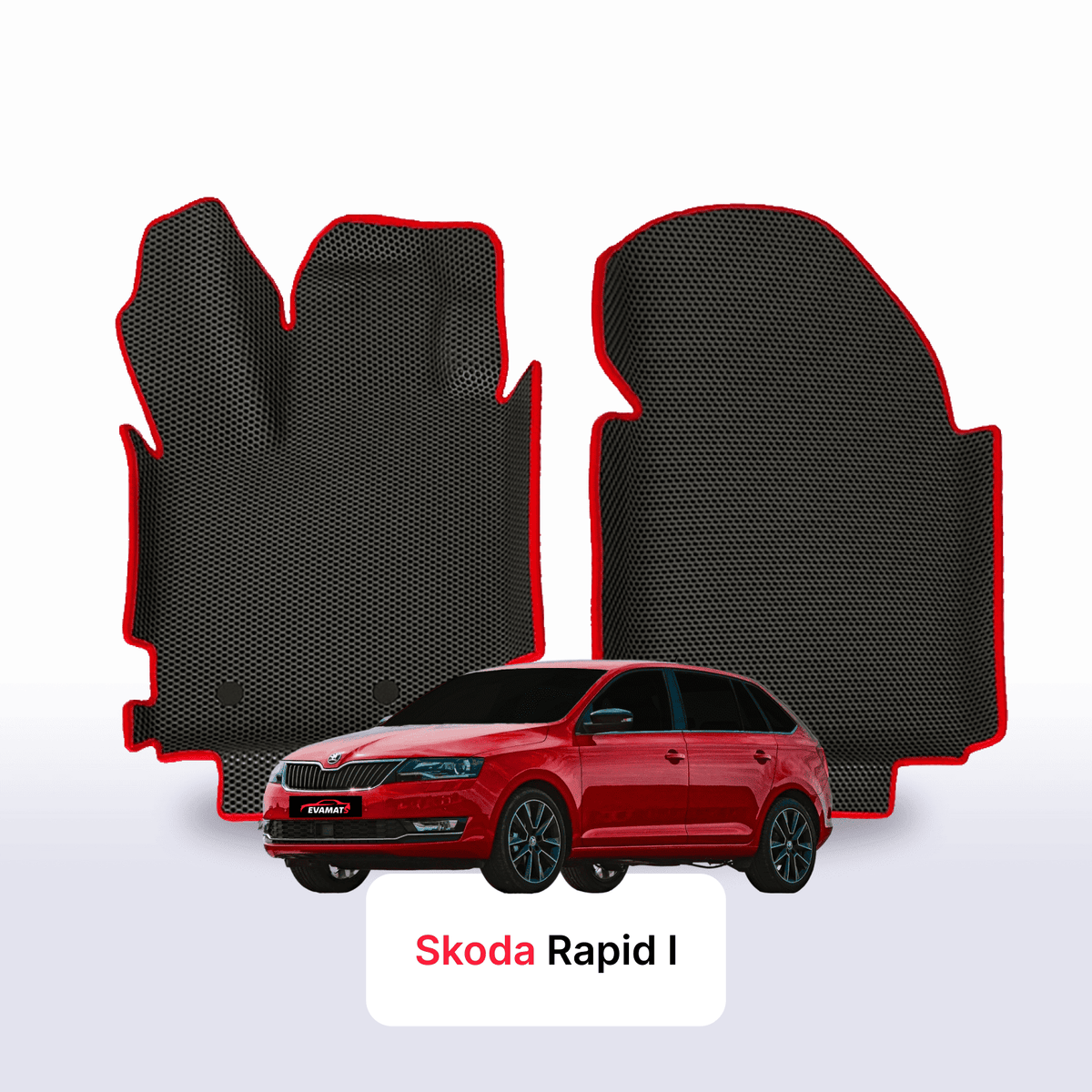 Tapis 3D EVA pour Skoda Rapid Spaceback 1 gén 2012-2020 BERLINE À HAYON 5 PORTES