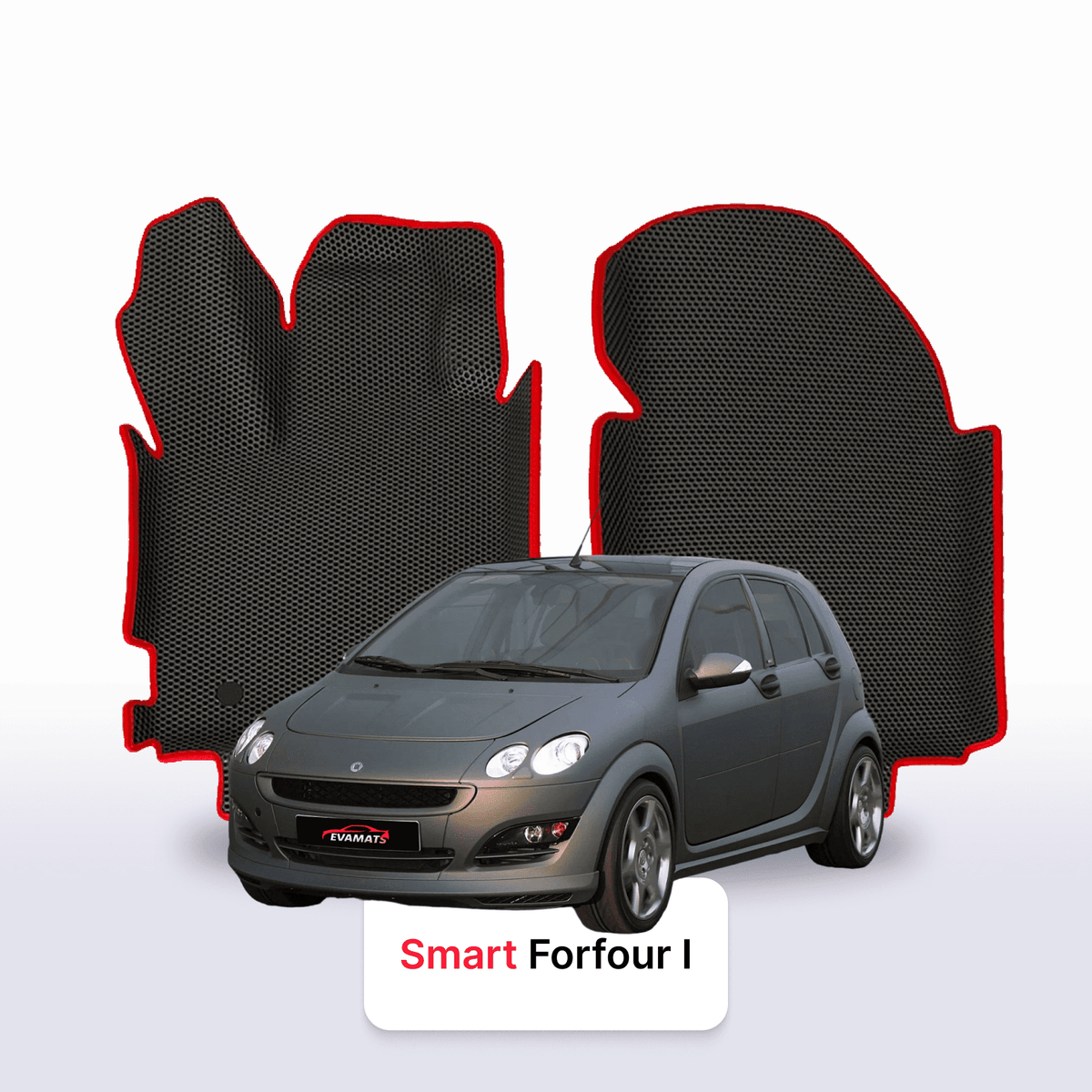 Tapis 3D EVA pour Smart Forfour 1 gén 2004-2006 BERLINE À HAYON 5 PORTES