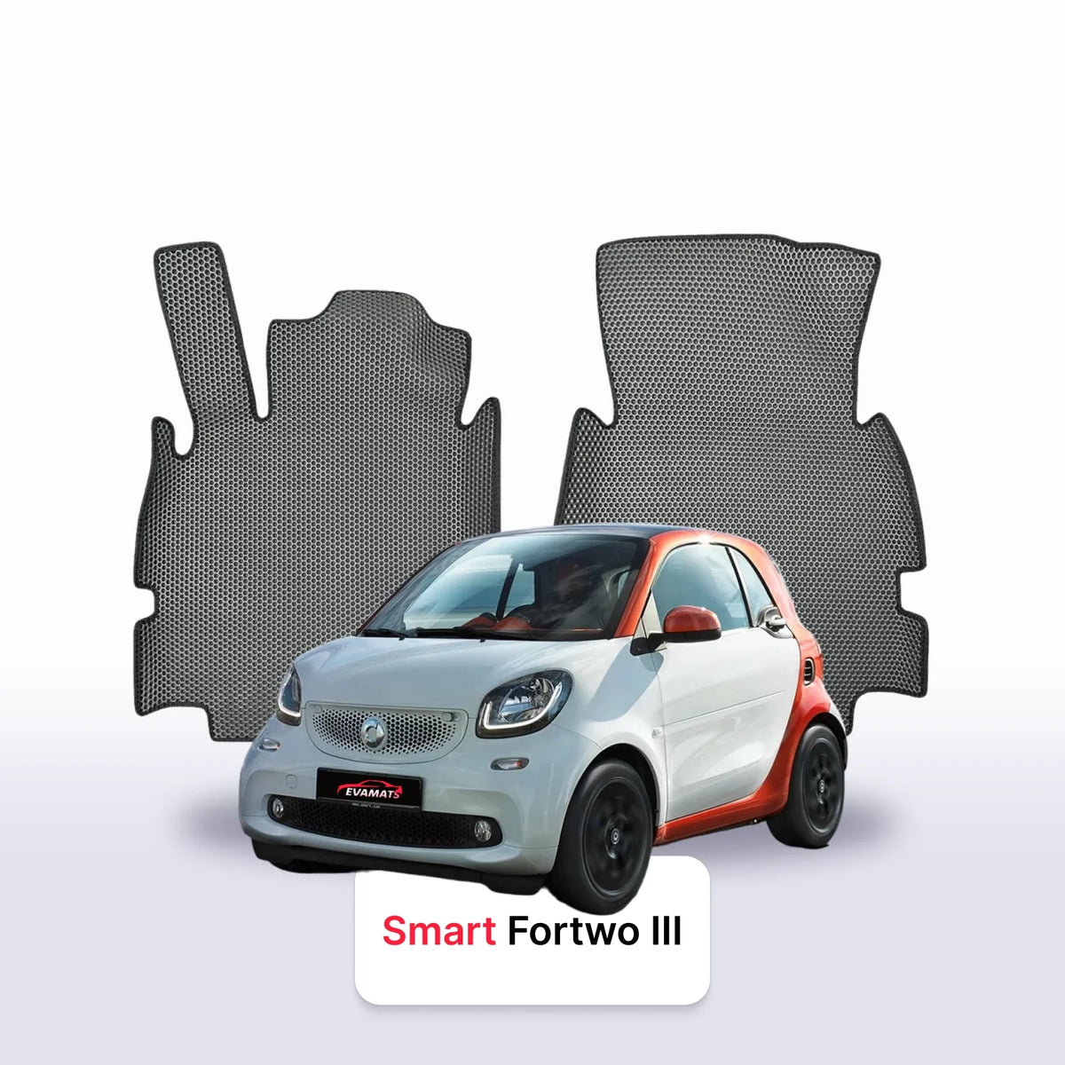 Tapis 3D EVA pour Smart Fortwo 3 gén 2014-2024 BERLINE À HAYON 3 PORTES
