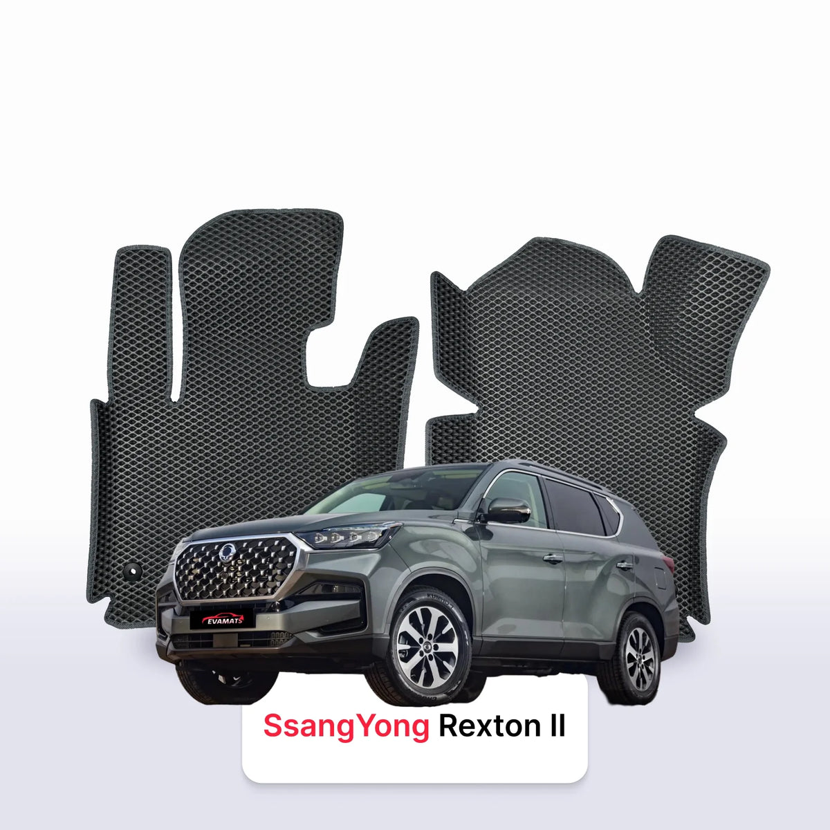 Tapis 3D EVA pour SsangYong Rexton 2 gén 2017-2028 SUV 5 PORTES