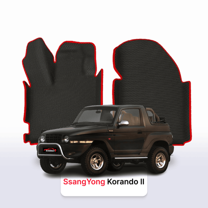 Tapis 3D EVA pour SsangYong Korando 2 gén 1996-2006 CABRIOLET SUV 3 PORTES