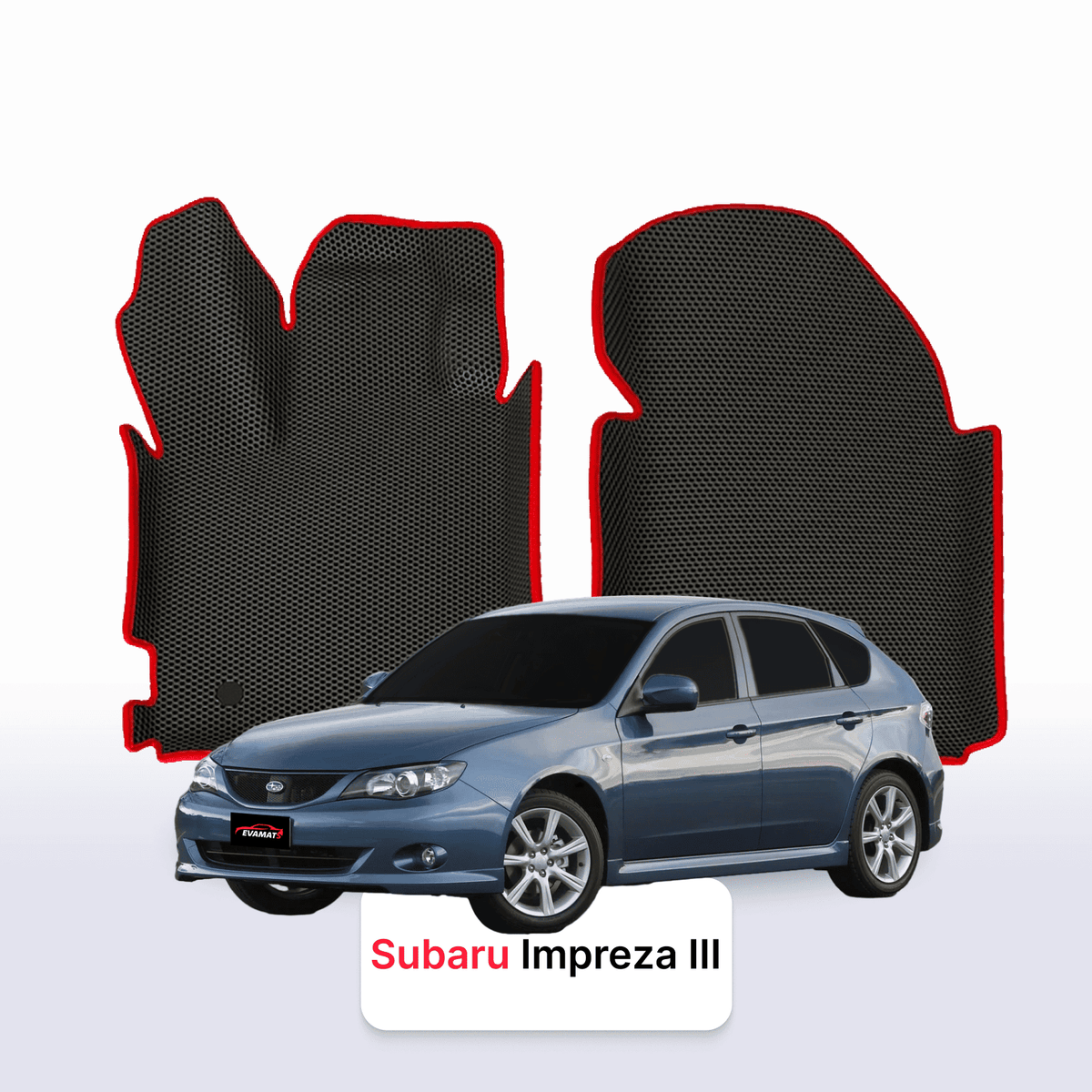 Tapis 3D EVA pour Subaru Impreza(GH) 3 gén 2007-2011 BERLINE À HAYON 5 PORTES