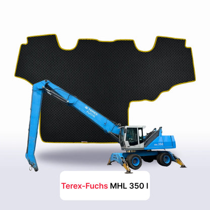 Tapis 3D EVA pour Terex-Fuchs MHL 350 1 gén 2007-2027 PELLETEUSE