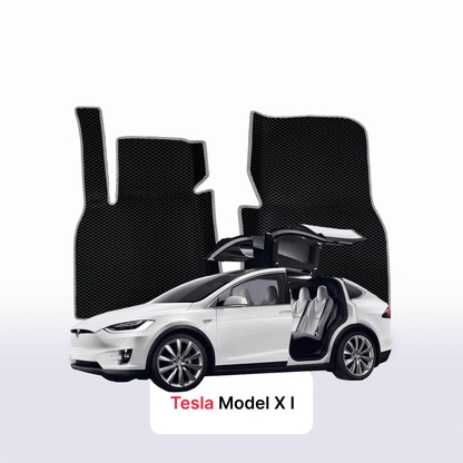 Tapis 3D EVA pour Tesla Model X 1 gén 2015-2026 SUV ÉLECTRIQUE 5 PLACES