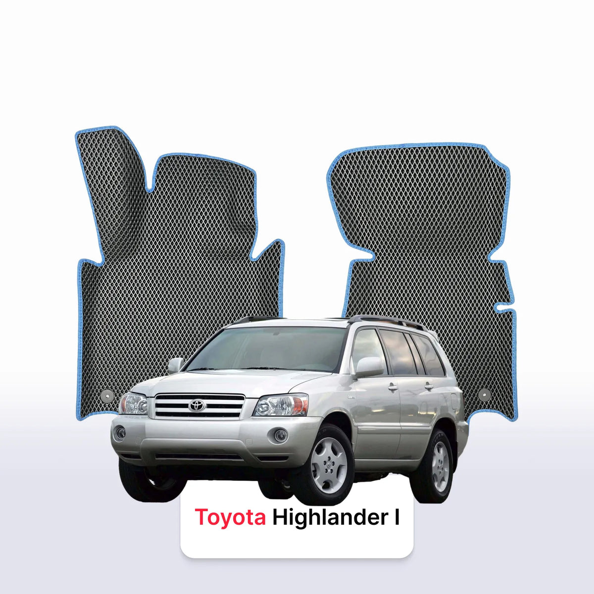 Tapis 3D EVA pour Toyota Highlander 1 gén 2001-2007 SUV 5 PORTES