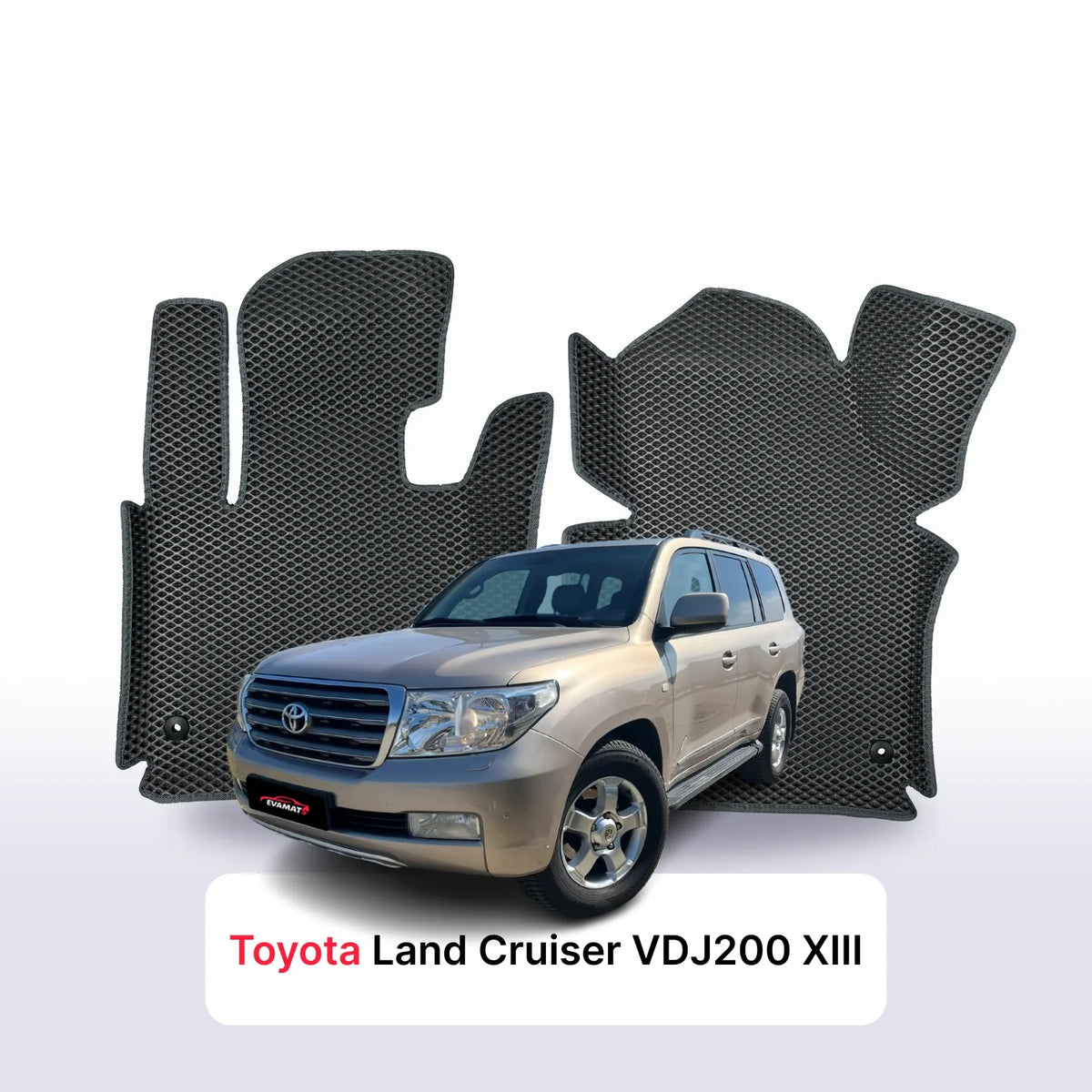 Tapis 3D EVA pour Toyota Land Cruiser VDJ200 13 gén 2007-2021 SUV 5 PORTES