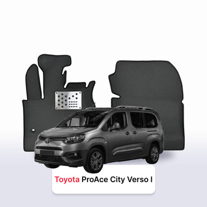 Tapis 3D EVA pour Toyota ProAce City Verso 2019-2028 MONOSPACE LONG