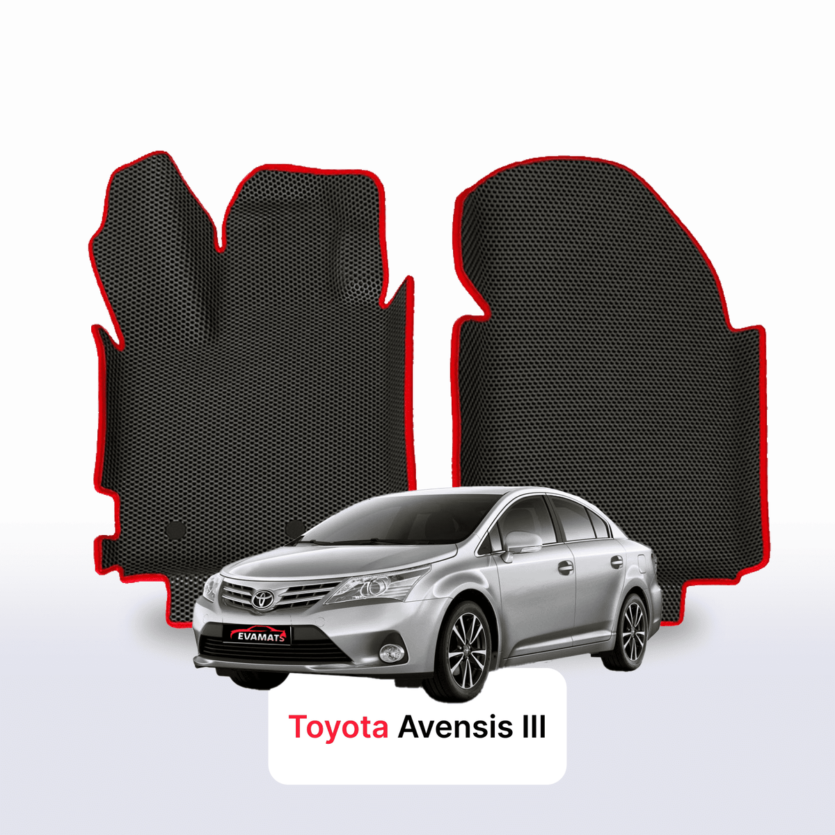 Tapis 3D EVA pour Toyota Avensis 3 gén avant restylage 2008-2015 BERLINE