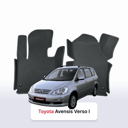 Tapis 3D EVA pour Toyota Avensis Verso 1 gén 2001-2009 MONOSPACE