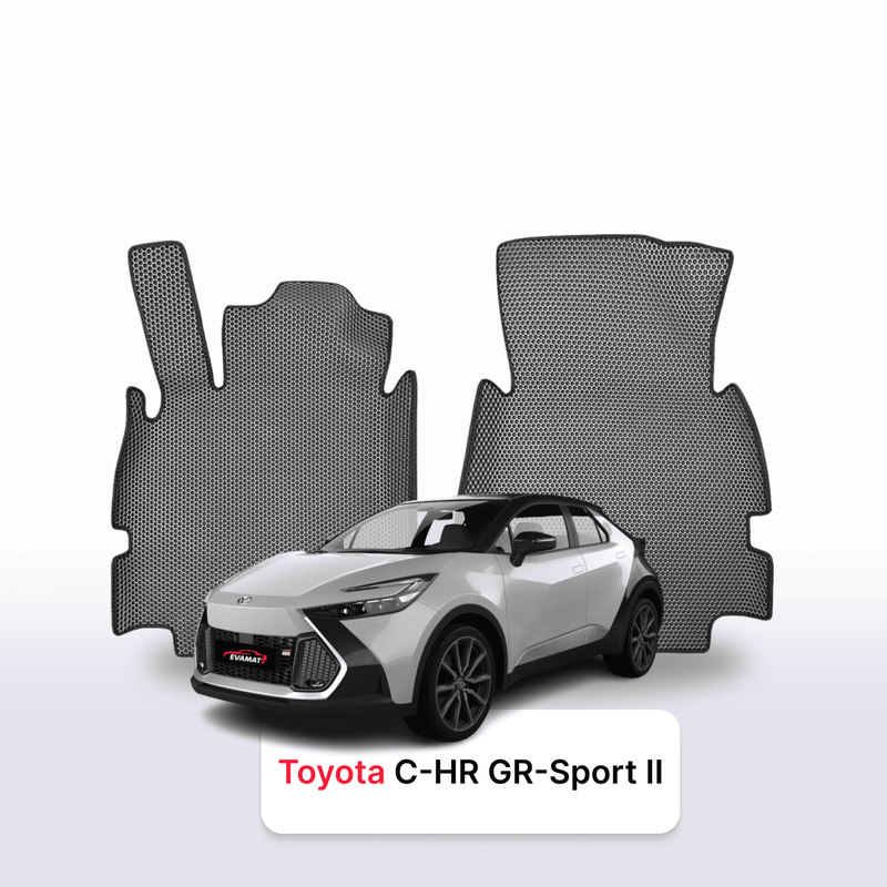 Tapis 3D EVA pour Toyota C-HR GR-Sport 2 gén 2023-2028 SUV + Renfort de talon EVA