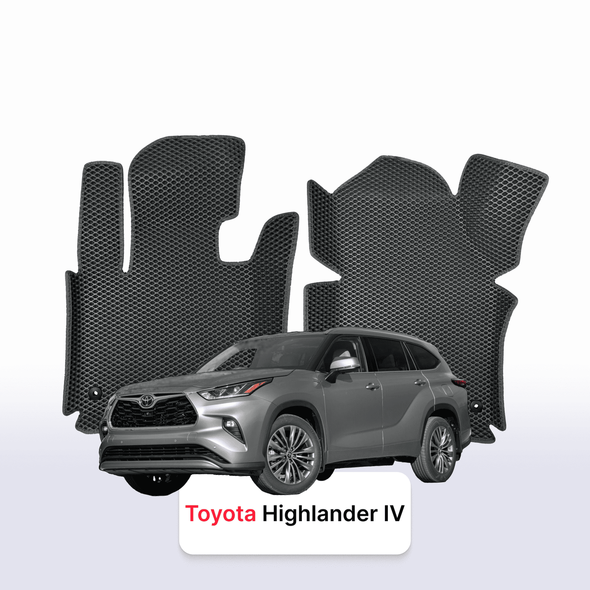Tapis 3D EVA pour Toyota Highlander 4 gén 2019-2027 SUV 5 PORTES