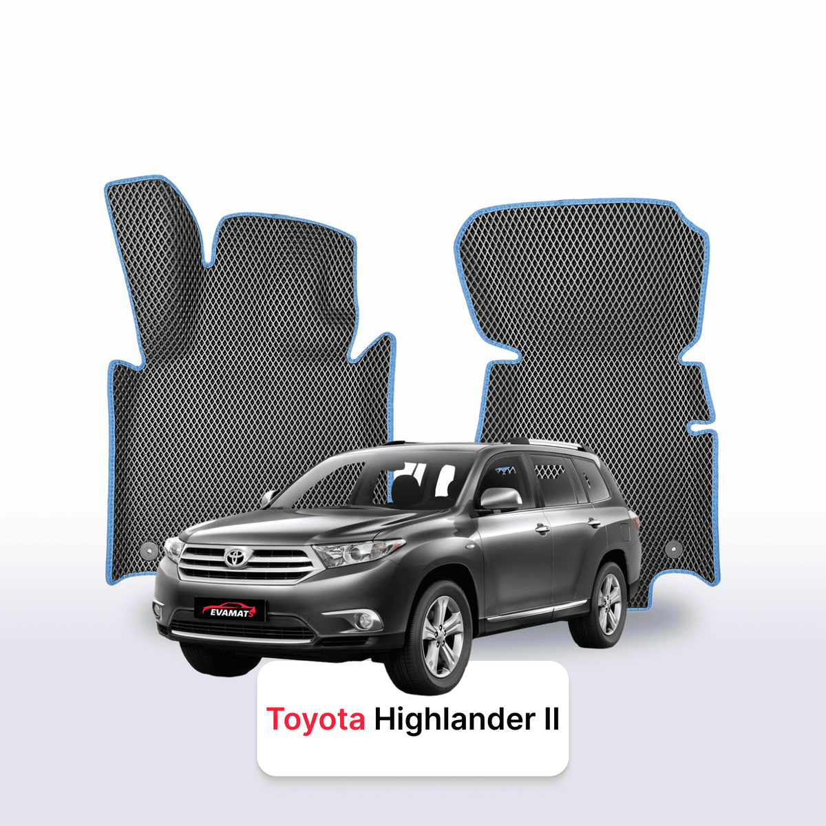 Tapis 3D EVA pour Toyota Highlander 2 gén 2007-2013 SUV 5 PORTES