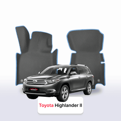 Tapis 3D EVA pour Toyota Highlander 2 gén 2007-2013 SUV 5 PORTES