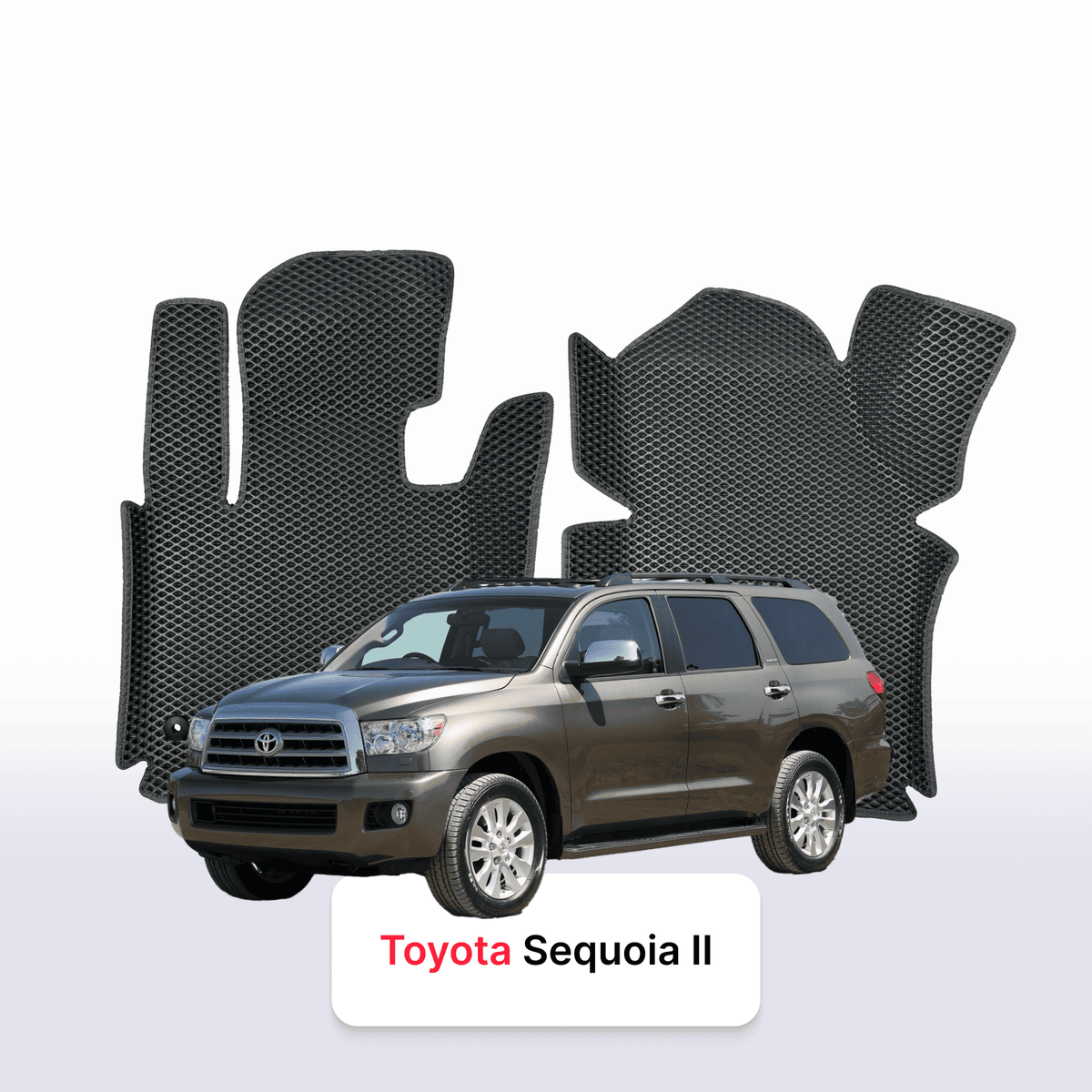 Tapis 3D EVA pour Toyota Sequoia (XK60) 2 gén 2008-2022 SUV 7 PLACES