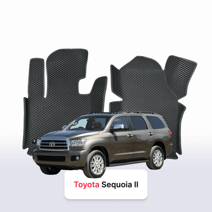 Tapis 3D EVA pour Toyota Sequoia (XK60) 2 gén 2008-2022 SUV 7 PLACES