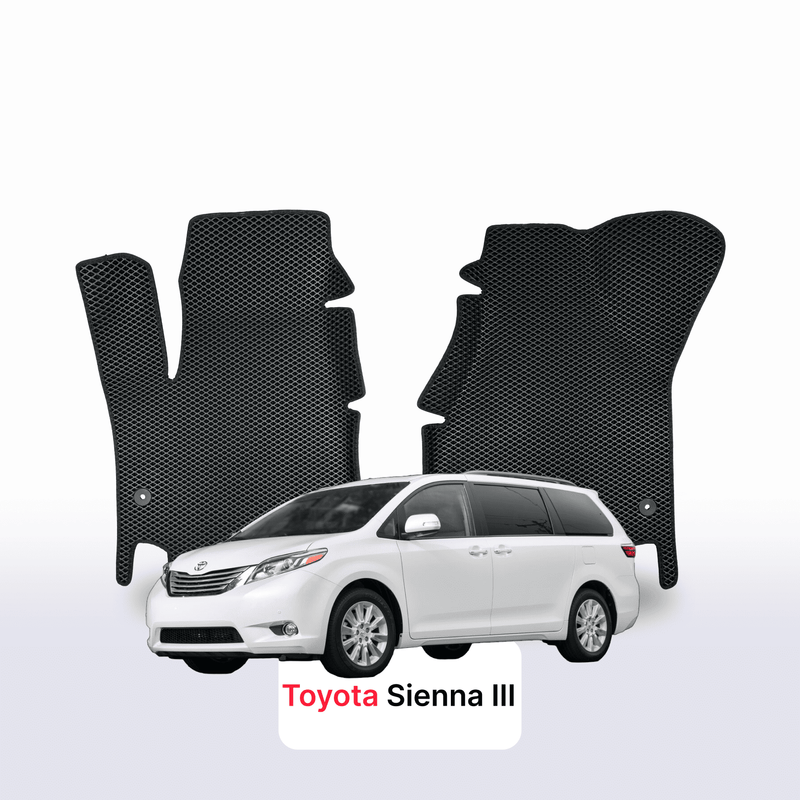 Tapis 3D EVA pour Toyota Sienna 3 gén 2010-2020 MONOSPACE