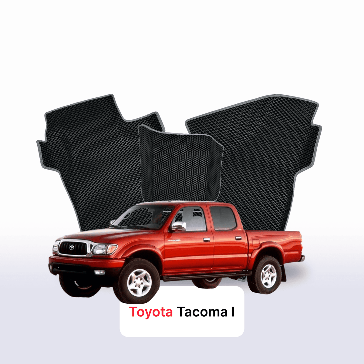 Tapis 3D EVA pour Toyota Tacoma 1 gén 2000-2004 PICK-UP DOUBLE CABINE