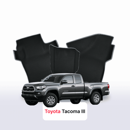 Tapis 3D EVA pour Toyota Tacoma 3 gén 2015-2023 PICK-UP CABINE APPROFONDIE