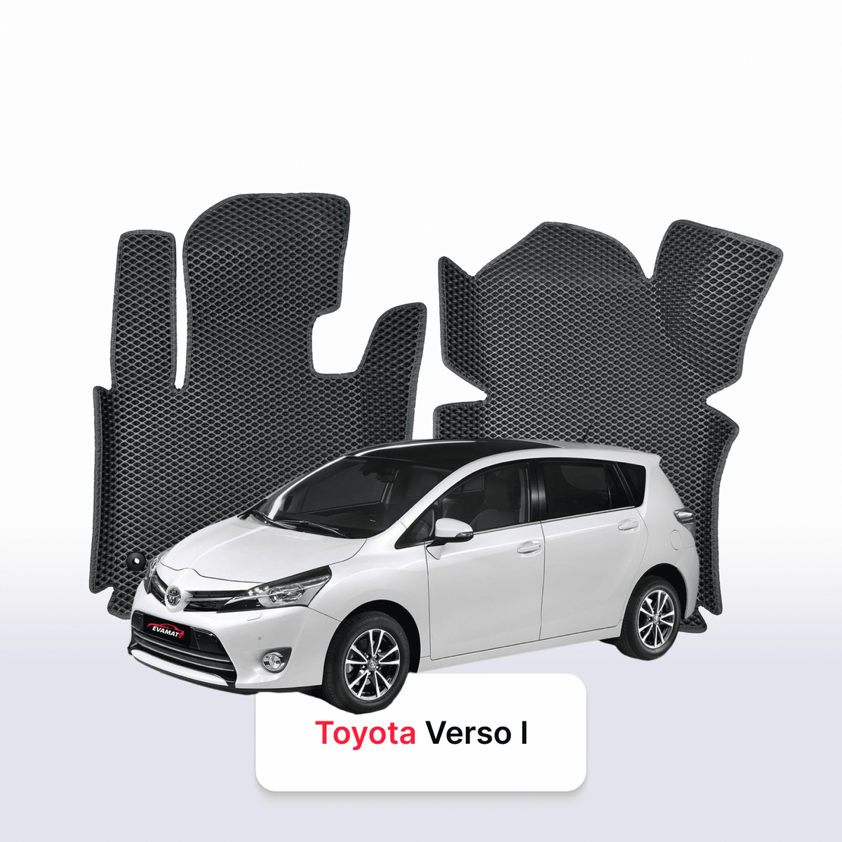 Tapis 3D EVA pour Toyota Verso 1 gén 2009-2018 MONOSPACE 7 PLACES