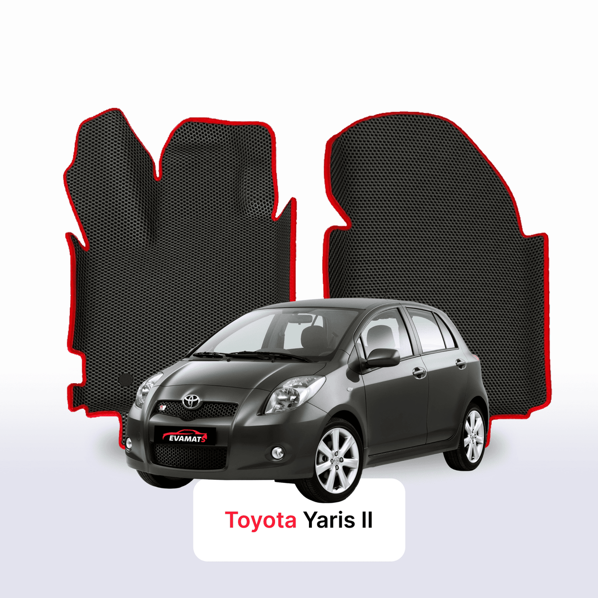 Tapis 3D EVA pour Toyota Yaris 2 gén 2005-2012 BERLINE À HAYON 5 PORTES