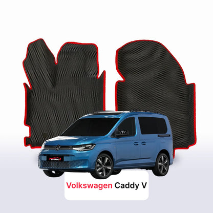 Tapis 3D EVA pour Volkswagen Caddy V gén 2020-2028 MONOSPACE 5 PLACES