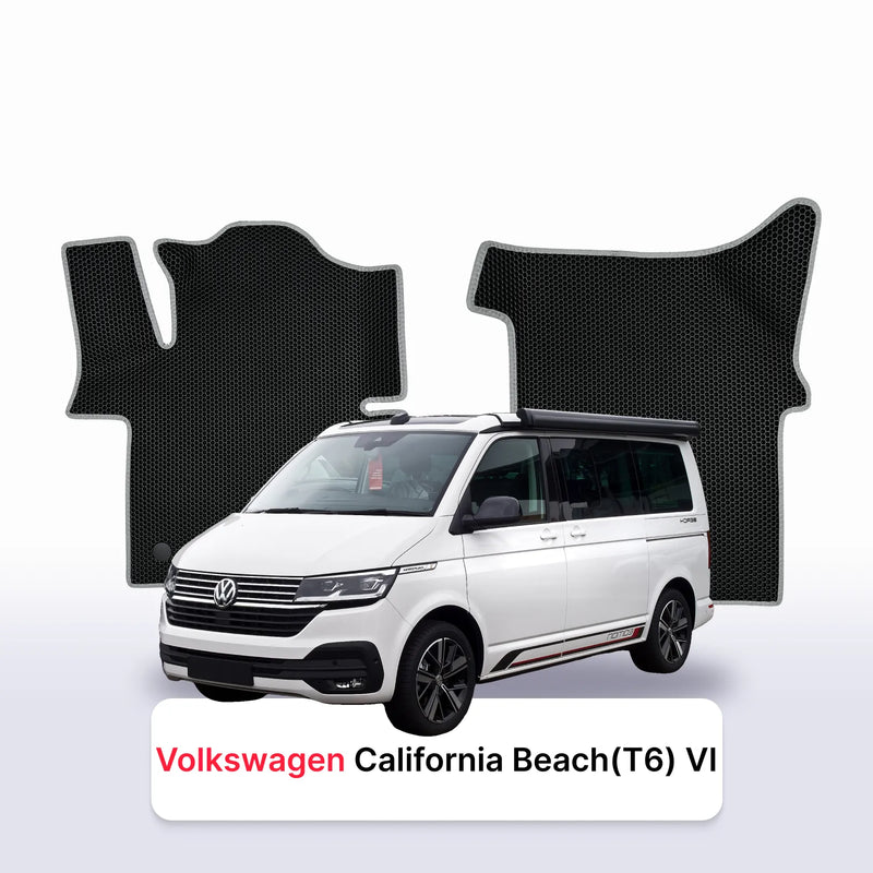 Tapis 3D EVA pour Volkswagen California Beach (T6) VI gén 2021-2024 MINIBUS