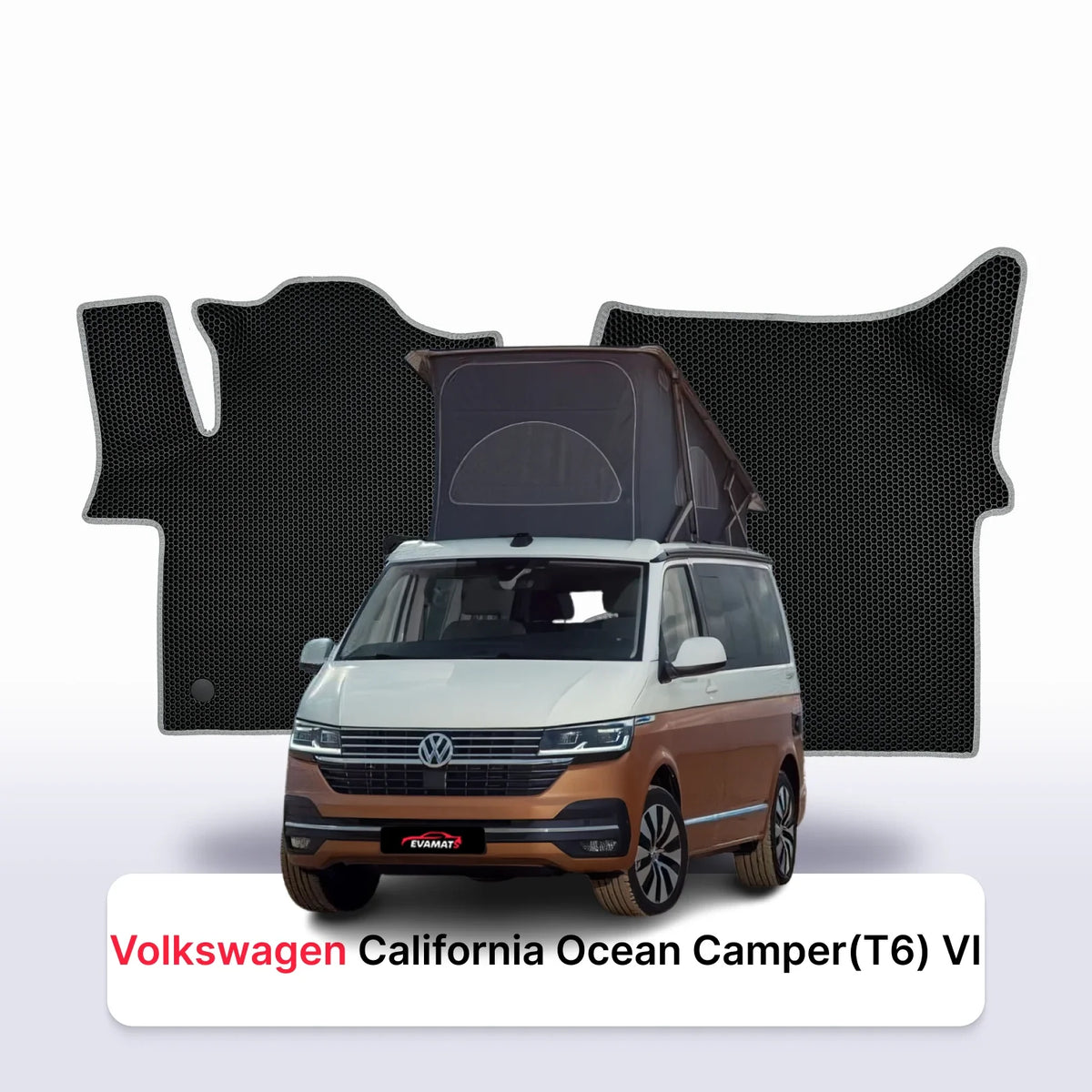 Tapis 3D EVA pour Volkswagen Califor nia Ocean Camping-car (T6) VI gén 2015-2026 CAMPING-CAR