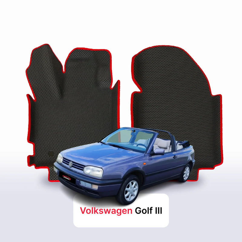 Tapis 3D EVA pour Volkswagen Golf(MK3) III gén 1991-2003 CABRIOLET